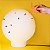 Luminária Globo Push Pin Ø30x33cm Polietileno Branco. - Imagem 3