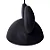 Pendente Orelhas Mickey 24x41x27cm Polietileno Preto. - Imagem 2