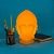 Luminária C-3PO Star Wars 31x20x24cm Polietileno Amarelo. - Imagem 5