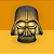 Luminária Darth Vader 28x30x26cm Polietileno Preto. - Imagem 3