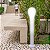 Luminária de Chão Piso Gota Grande Externo 77xØ18cm Polietileno Branco. - Imagem 2