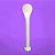 Luminária de Chão Piso Gota Grande Externo 77xØ18cm Polietileno Branco. - Imagem 1