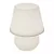 Abajur Lampe Ø30x46cm Polietileno Branco. - Imagem 4