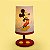 Abajur Pop Mickey 29,5x14,5x15,5cm Polietileno Branco, Vermelho e Preto. - Imagem 3