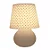 Abajur Micro Lampe Poá Rosa Ø15x20cm Polietileno Branco e Rosa. - Imagem 1