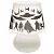 Abajur Micro Lampe Star Wars New Order Ø15x20cm Polietileno Branco e Preto. - Imagem 1