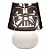 Abajur Micro Lampe Star Wars Vader Dark Side Ø15x20cm Polietileno Branco e Preto. - Imagem 1