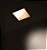 Spot de Embutir LED Dhari Quadrado Angular 70° 4000K 9,1W Bivolt 14,5x14,5x11cm Alumínio Branco Fosco. - Imagem 3