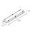 Luminária de Embutir LED aba linear com iluminação assimétrica Wamba Retangular 3000K 17,9W Bivolt 61,8x10x3,2cm Corpo Branco Fosco e Refletor Anodizado Acetinado. - Imagem 2