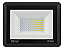Refletor Led Slim 100w 12v-24v 6500k preto SMD IP66 bivolt. - Imagem 1