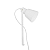 Poste Balizador de Jardim 242 30cm Para Bulbo ou Par20 Branco. - Imagem 1