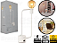 Luminária de mesa Aramis com entrada USB 40X21cm aço branco fosco. - Imagem 5