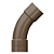 Curva de pvc 45 X 50 mm tigre - Imagem 1