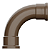 Curva de pvc 90 X 50 mm tigre - Imagem 1