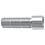 Extensão para chuveiros e torneiras cromada 1/2" blukit - Imagem 1