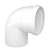 Joelho esgoto 90 X 40 mm plastilit - Imagem 1