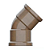 Joelho pvc 45 X 20 mm plastilit - Imagem 2