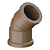 Joelho pvc 45 X 25 mm plastilit - Imagem 1