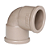 Joelho pvc 90 X 40 mm plastilit - Imagem 1