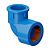 Joelho pvc azul 90 25 mm X 1/2 tigre - Imagem 1
