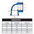 Joelho pvc azul 90 25 mm X 3/4 tigre - Imagem 2