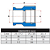 Luva pvc azul 25 mm X 1/2 tigre - Imagem 2