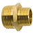 Niple redução latão 3/4" X 1/2" - Imagem 1