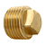 Plug latão 1/2" - Imagem 1
