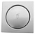 Ralo click 10X10 quadrado c/ caixilho clara inox - Imagem 1