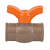 Registro pvc esfera soldável 20 mm plastilit - Imagem 2
