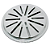 Ralo anti turbilhão alvenaria 50mm Inox Hidralux - Imagem 1