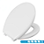 Assento tampa para vaso sanitário almofada oval branco astra - Imagem 5
