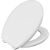 Assento tampa para vaso sanitário almofada oval branco astra - Imagem 1