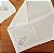 Guardanapo 30x30cm floral off white - Imagem 3