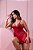 CAMISOLA SENSUAL EM TULE RENDADO COM ROLOTE - Imagem 1