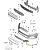 Moldura Farol Milha Direito Ford Fusion 2.5 2013/2016 Original - Imagem 5