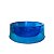 Comedouro Transparente Com glitter Azul Grande 1900ml - Imagem 1