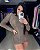 Vestido Sexy Malha Recorte Curto - Imagem 3