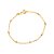 Pulseira Dourada de Bolinhas Delicada - Imagem 1