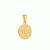 Pingente Dourado Medalha de São Jorge - Imagem 1