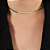 Colar Dourado Chocker de Fita - Imagem 2
