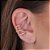 Piercing Dourado Três Argolas Cravejado de Zircônia - Imagem 2