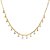 Chocker Dourada Pontos de Luz com Extensor - Imagem 1