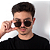 Óculos de Sol Vison Eyewear Gênova Preto – Aviador Hexagonal: Um Clássico com Toque Moderno! - Imagem 1