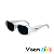 Óculos Infantil Vison Kids Retrô Branco - Imagem 2