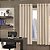 Cortina Pratika de Voil com Blackout 240x160cm para Varão Bella Janela Lisa Marfim - Imagem 1