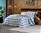 Jogo de Cama Teka Diamante Tartan 150 FIos - 100%Algodão - Casal - Imagem 3