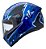Capacete Peels Spike 2 Novo Modelo Stk Azul Metalico Preto / - Imagem 1