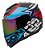 Capacete Peels Icon Rt Preto Azul Camaleão +viseira C/óculos - Imagem 4