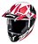Capacete Bieffe 3 Branco/rubro Sport Hills - Imagem 2